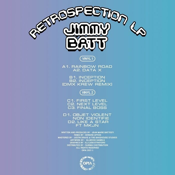 ( OPIA 010 ) JIMMY BATT - Retrospection LP (2xLP) Opia