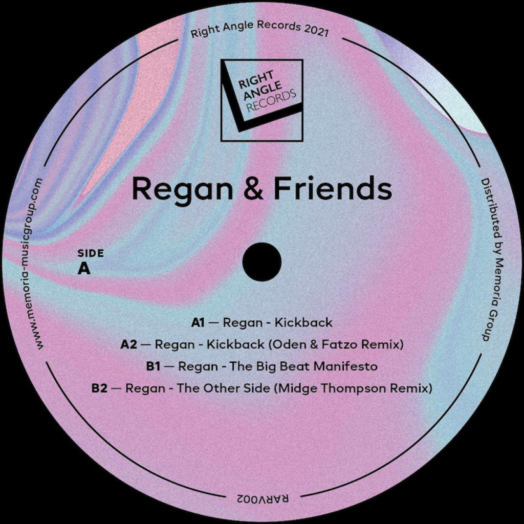( RARV 002 ) REGAN - Regan & Friends ( 12" vinyl ) Right Angle Records