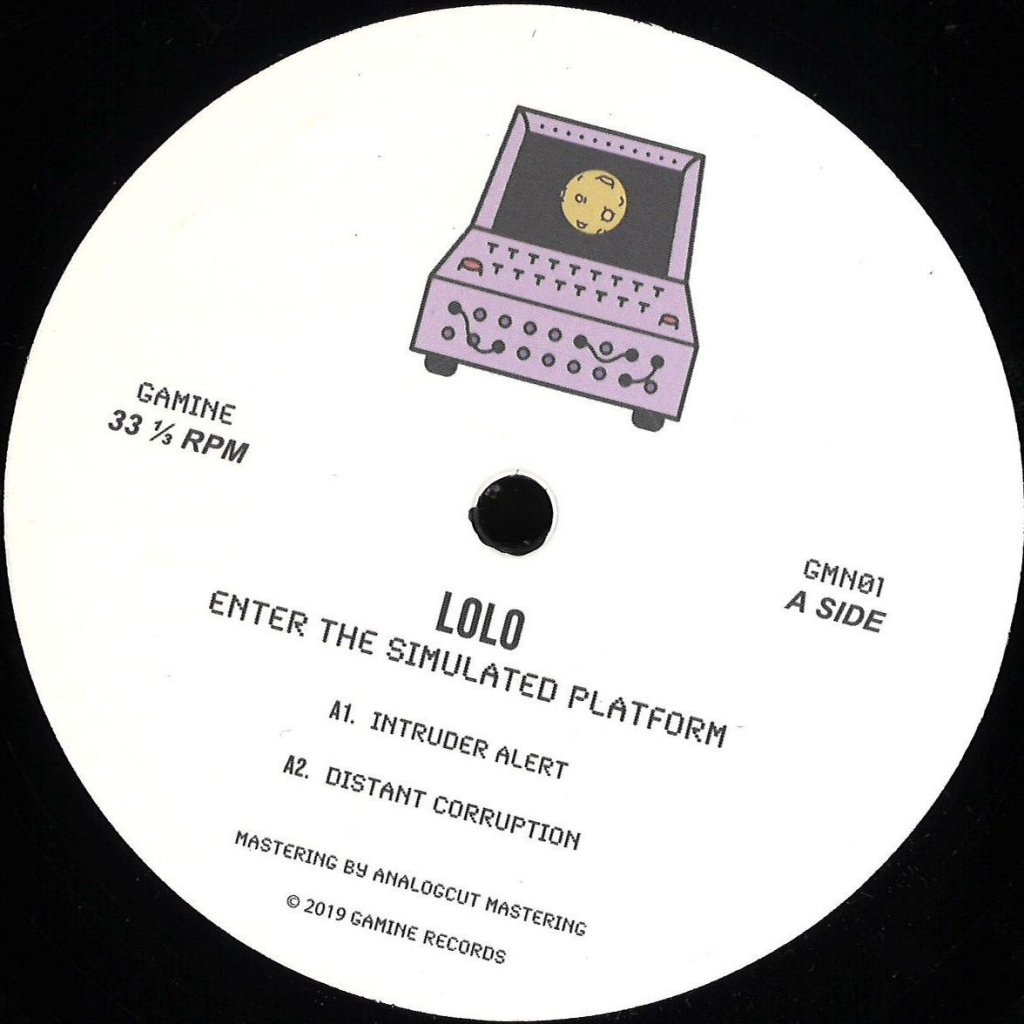 ( GMN 01 ) LOLO - Enter The Simulated Platform (180 gram vinyl 12" limited to 200 copies) Gamine Spain