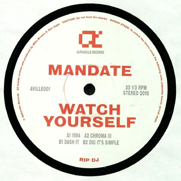 ( AVILLE 001 ) MANDATE - Watch Yourself (heavyweight vinyl 12") Alphaville