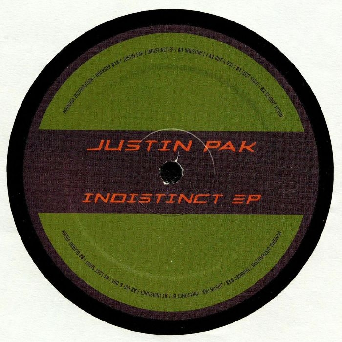 ( HOARD 013 ) Justin PAK - Indistinct EP (12") Hoarder Netherlands