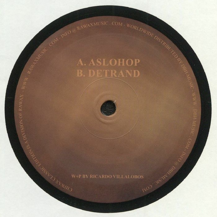( RWX 012 ) Ricardo VILLALOBOS - Aslohop EP (12") Rawax Germany