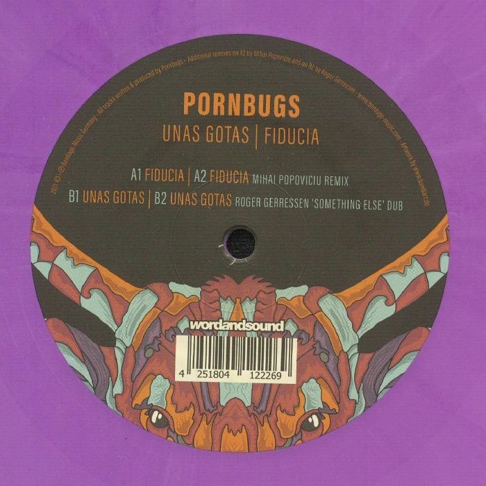 ( BOND 12058 ) PORNBUGS - Unas Gotas (180 gram purple marbled vinyl 12") Bondage Germany