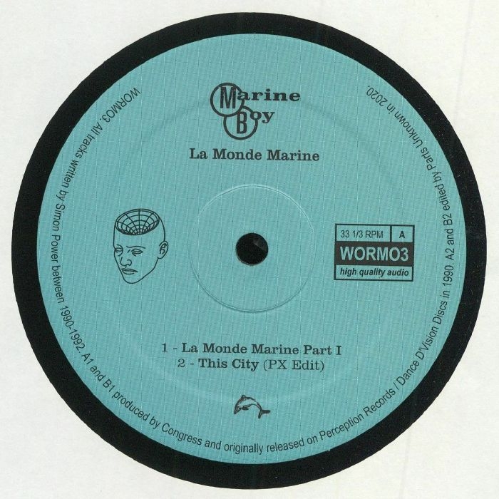 (  WORMO 3 ) MARINE BOY - La Monde Marine (remastered) (12") Wormhole Wisdom