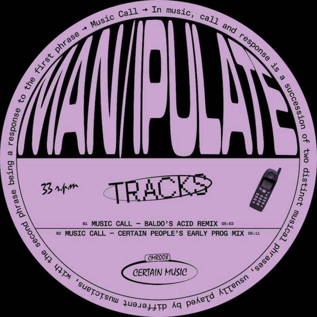 ( CMR 008 ) MAN/IPULATE - Music Call Remixes ( 12" ) Certain Music