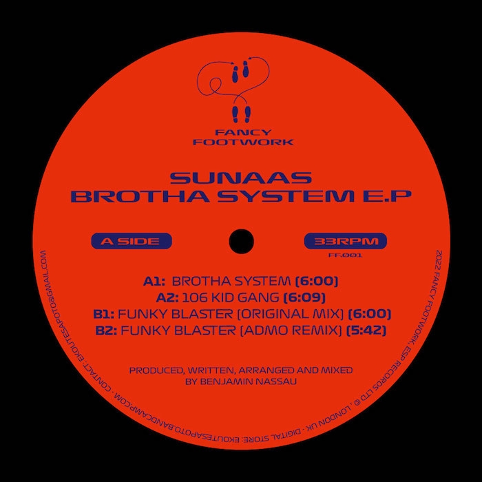 ( FF 001 ) SUNAAS - Brotha System EP ( 12" ) Fancy Footwork