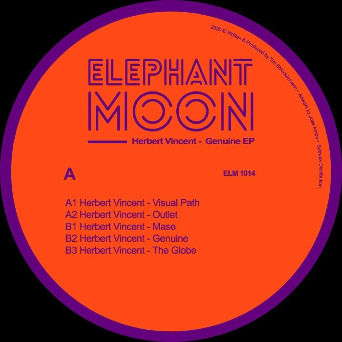 ( ELM 1014 ) Herbert VINCENT - Genuine EP (12") Elephant Moon