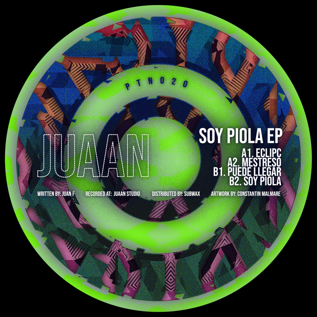 (  PTN 020 ) Juaan - Soy Piola EP - 12" Vinyl - Partisan