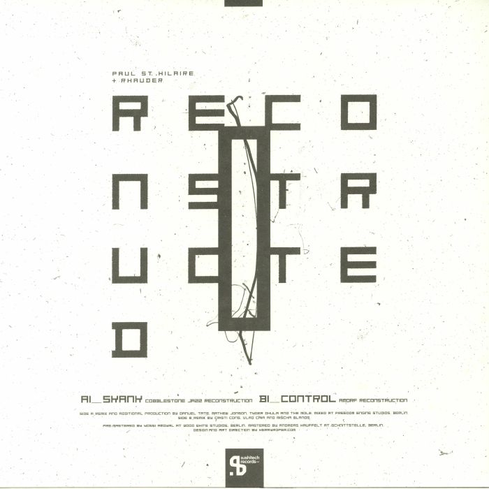 ( SUSH 047 ) Paul ST HILAIRE / RHAUDER - Reconstructed I (Cobblestone Jazz & Amorf mixes) (12") Sushitech