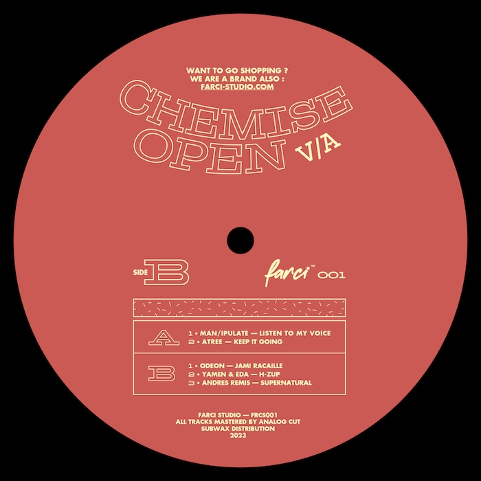 ( FRCS 001 ) VARIOUS ARTISTS - Chemise Open ( 12" ) Farci Records