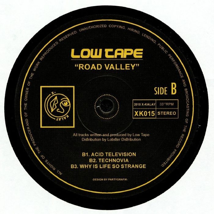 ( XK 015 ) LOW TAPE - Road Valley (heavyweight vinyl 12") X-Kalay