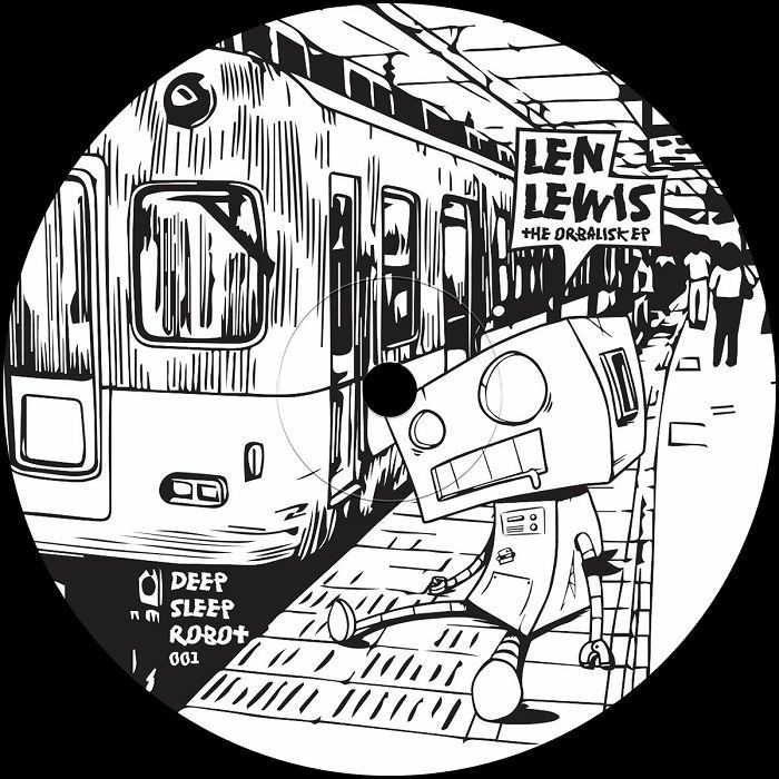( DSR 001 ) LEN LEWIS - The Orbalisk EP (180 gram vinyl 12") Deep Sleep Robot