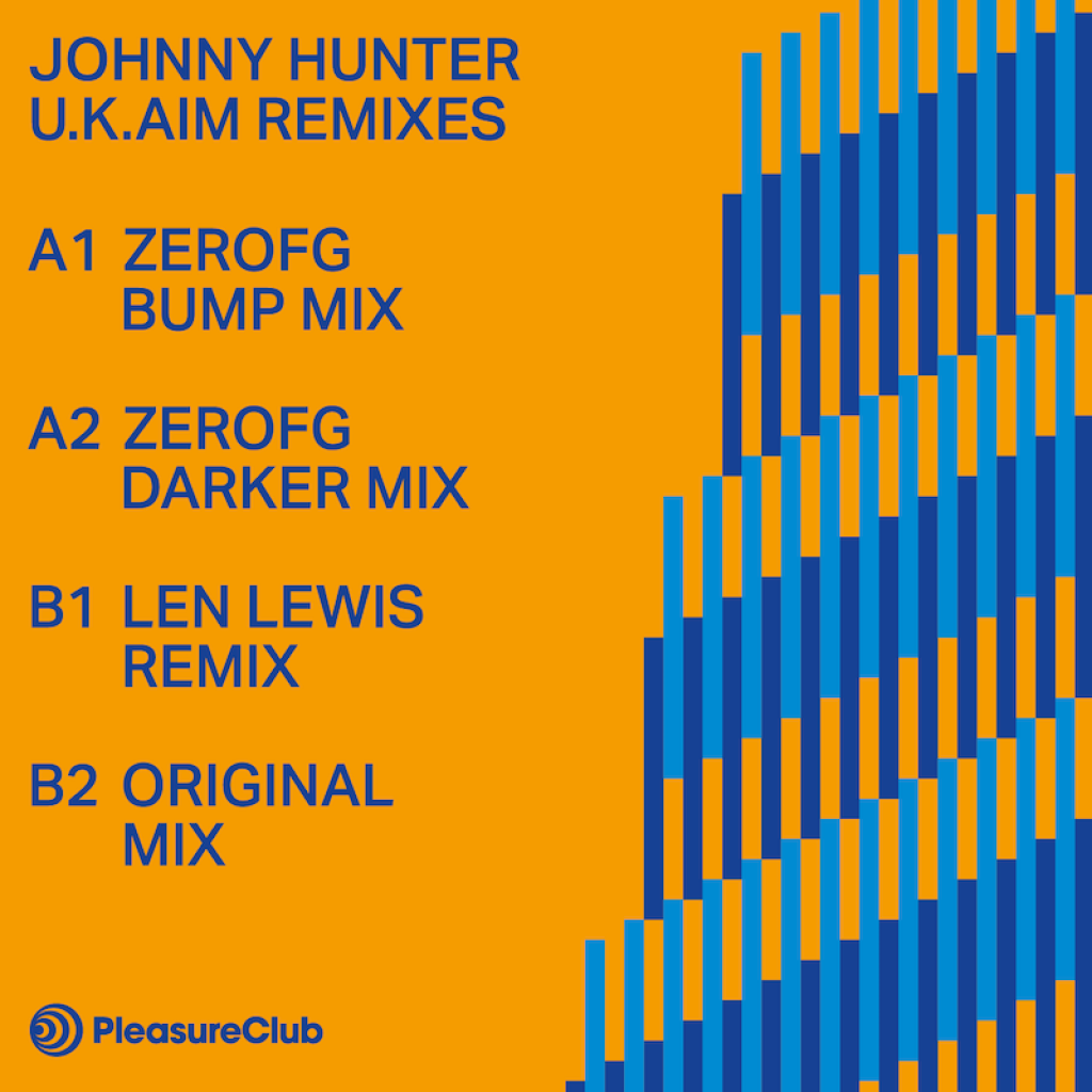( PCLUB 016 ) JOHNNY HUNTER - U.K.AIM Remixes ( 12" ) Pleasure Club