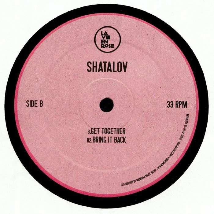 ( LVR 27 ) SHATALOV - Maybe Tomorrow EP (12") La Vie En Rose France
