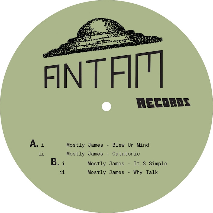 ( ANTAM 009 ) MOSTLY JAMES - Catatonic EP ( 12" ) Antam Records
