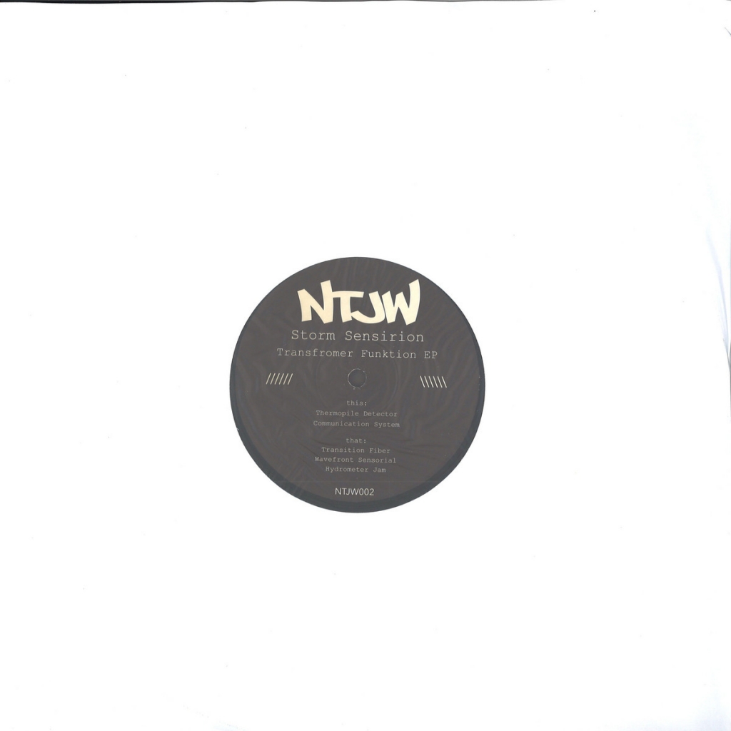 ( NTJW 002 ) STORM SENSIRION - Transfromer Funktion EP (heavyweight vinyl 12") No Tech Just Wax Germany