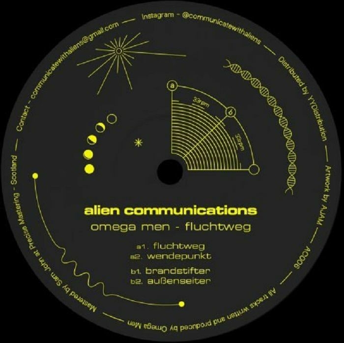 ( AC 006 ) OMEGA MAN - Fluchtweg EP ( 12" vinyl ) Alien Communication