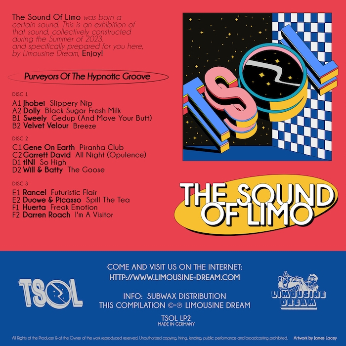 ( TSOL LP2 ) VARIOUS ARTISTS - Purveyors Of The Hypnotic Groove ( 12X3 ) Limousine Dream