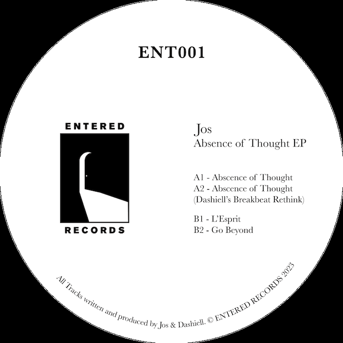 ( ENT 001 ) JOS - Absence of Thought EP ( 12" ) Entered Records