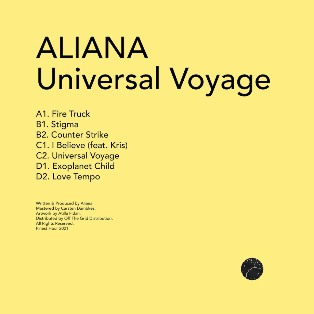 ( FH 15 ) ALIANA - Universal Voyage LP (2X12") Finest Hour