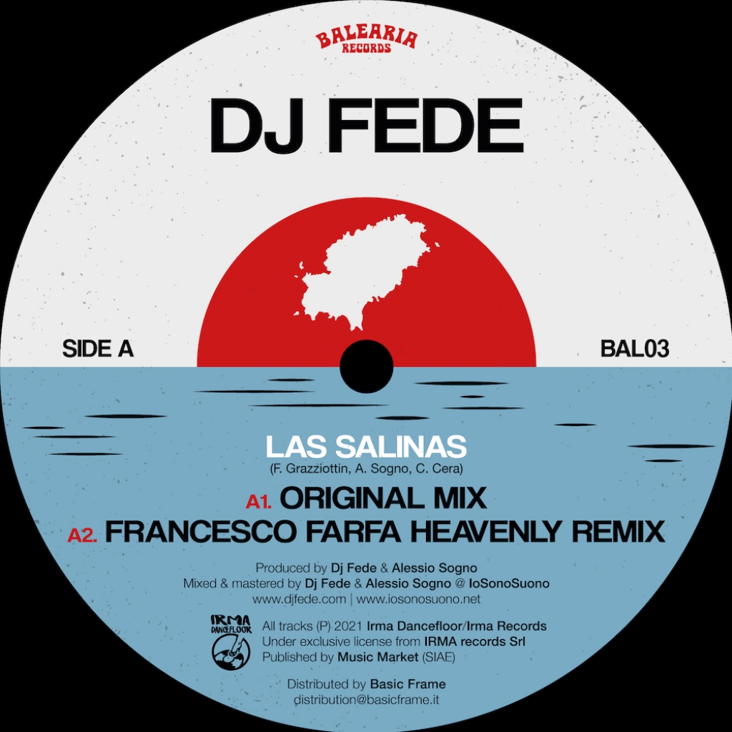 ( BAL 03 ) DJ FEDE - Las Salinas ( 12" vinyl ) Balearia Records
