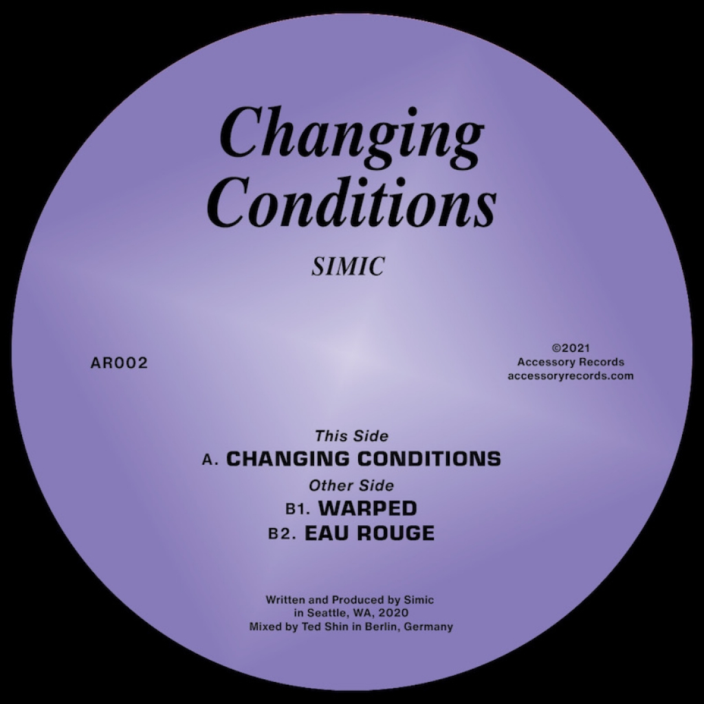 ( AR 002 ) SIMIC - Changing Conditions ( 12" vinyl ) Accessory Records