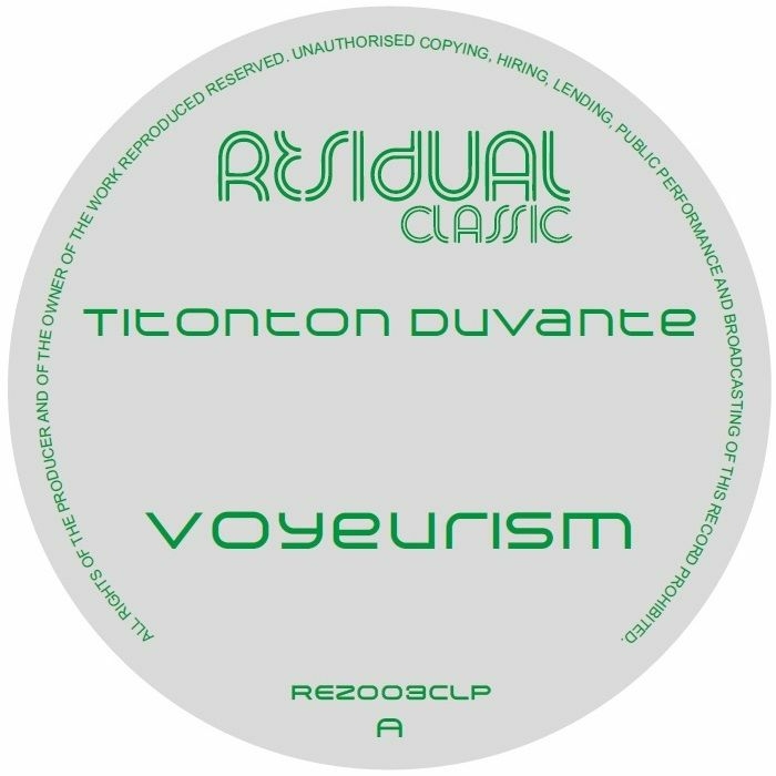 ( REZ 003CLP ) Titonton DUVANTE - Voyeurism (remastered) (2xLP) Residual US