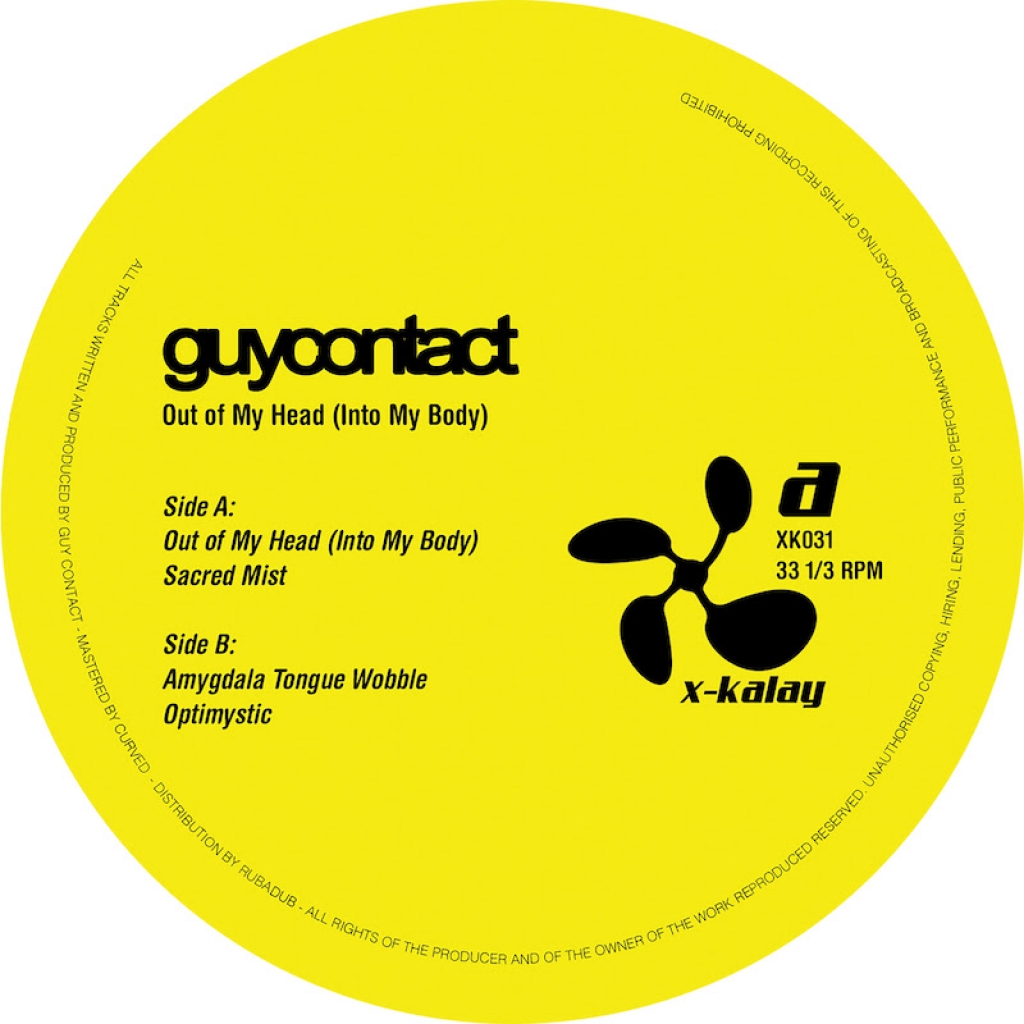 ( XK 031 ) GUY CONTACT - Out Of My Head ( 12" ) X-Kalay