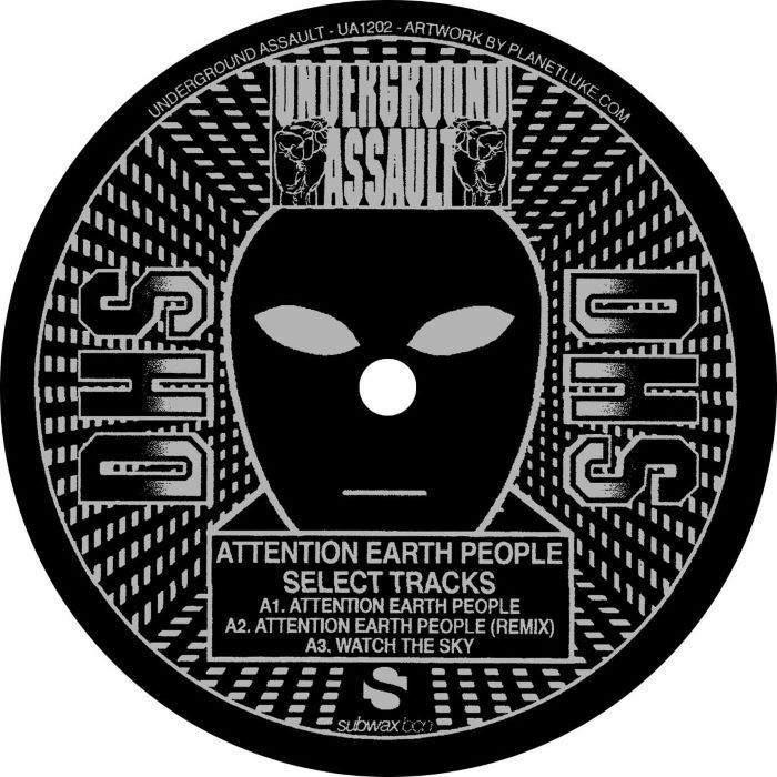 ( UA 1202 ) DHS - Attention Earth People (180 gram vinyl 12") Underground Assault