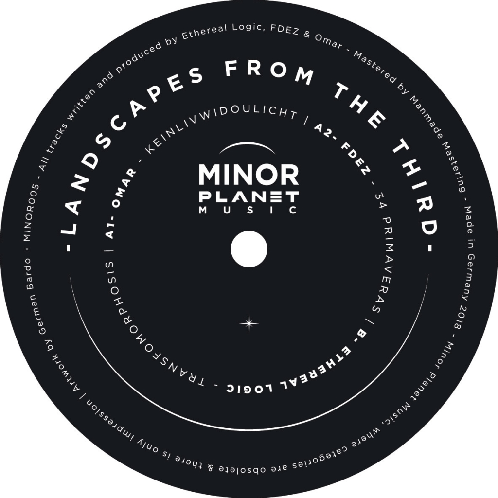 ( MINOR 005 ) Omar / FDEZ / Ethereal Logic – Landscapes From The Third (12") Minor Planet Music