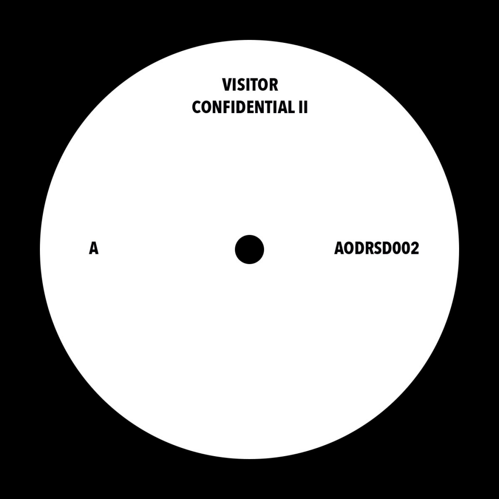( AODRSD 002 ) VISITOR - Confidential II ( 12" vinyl ) Art Of Dark