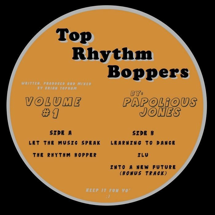 ( TRBO 001 ) PAPOLIOUS JONES  - Volume One (12") Top Rhythmy