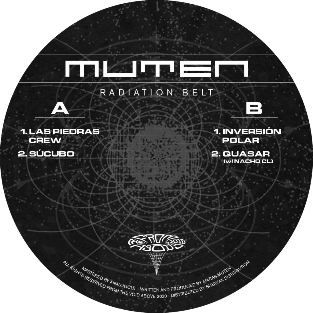 ( FTVA 01 ) MUTEN - Radiation Belt EP (vinyl 12") From The Void Above