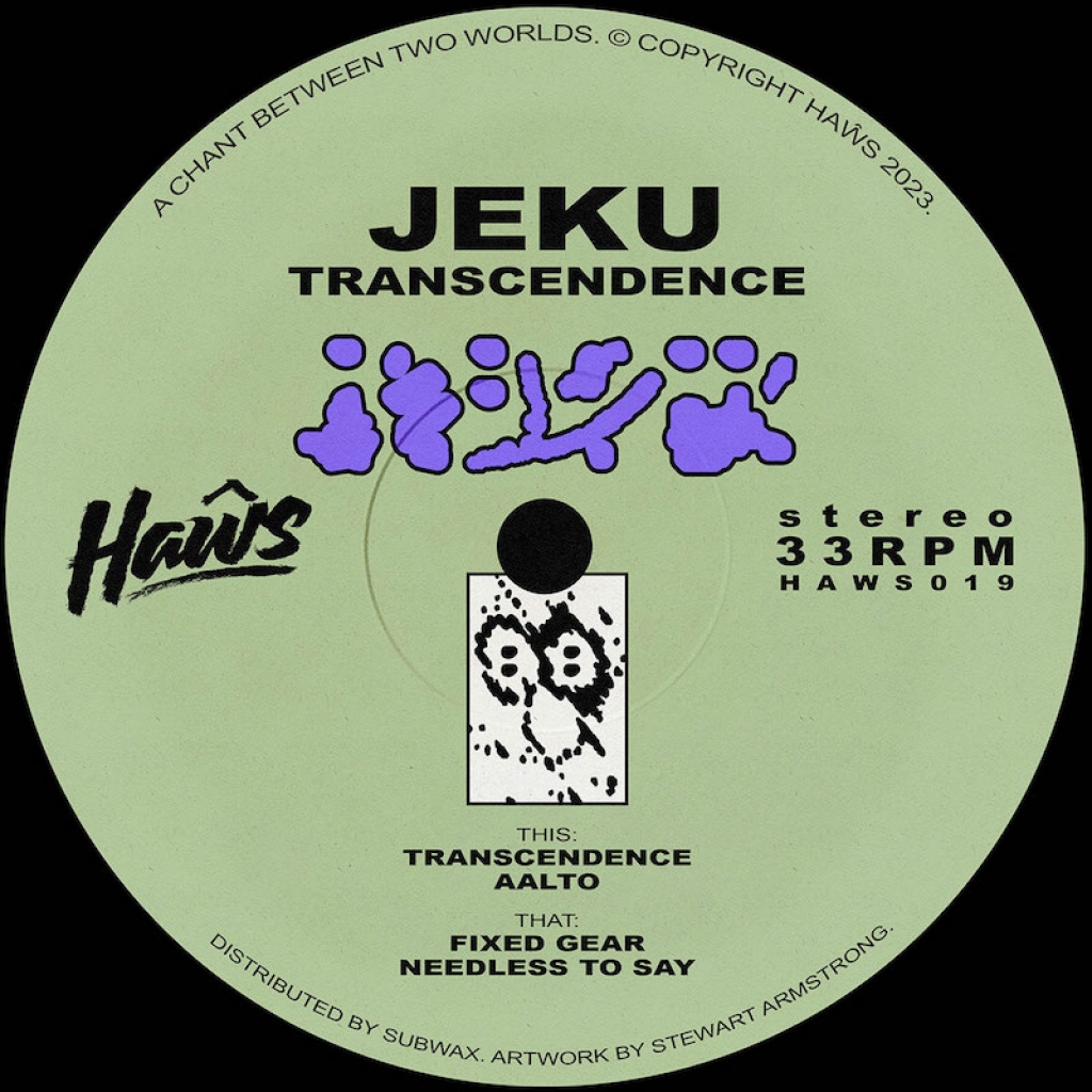 ( HAWS 019 ) JEKU - Transccendence ( 12" vinyl ) Haŵs
