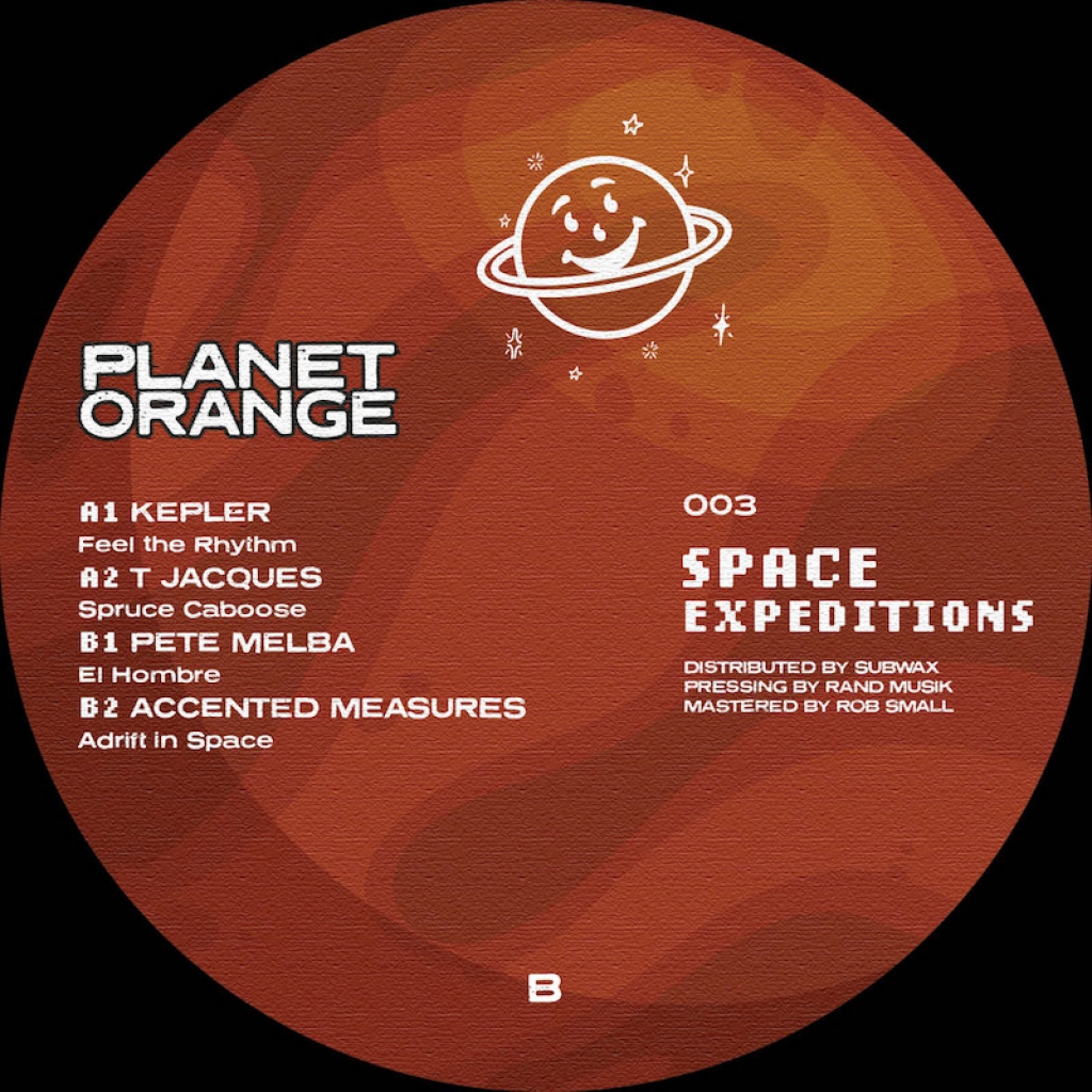 ( PLO 003 ) VARIOUS ARTISTS - Space Expedistions EP ( 12" vinyl ) Planet Orange Records