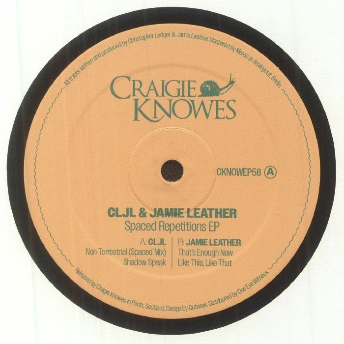( CKNOWEP 58 ) CLJL - Spaced Repetitions EP ( 12" ) Craigie Knowes