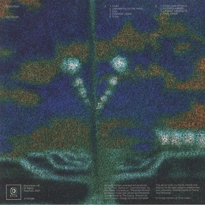 ( ATMV 088 ) Sau POLER - Nocturno (LP) Atomnation