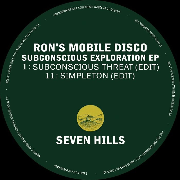 ( SHRR 02 ) RON'S MOBILE DISCO - Subconscious Exploration EP (12") Seven Hills