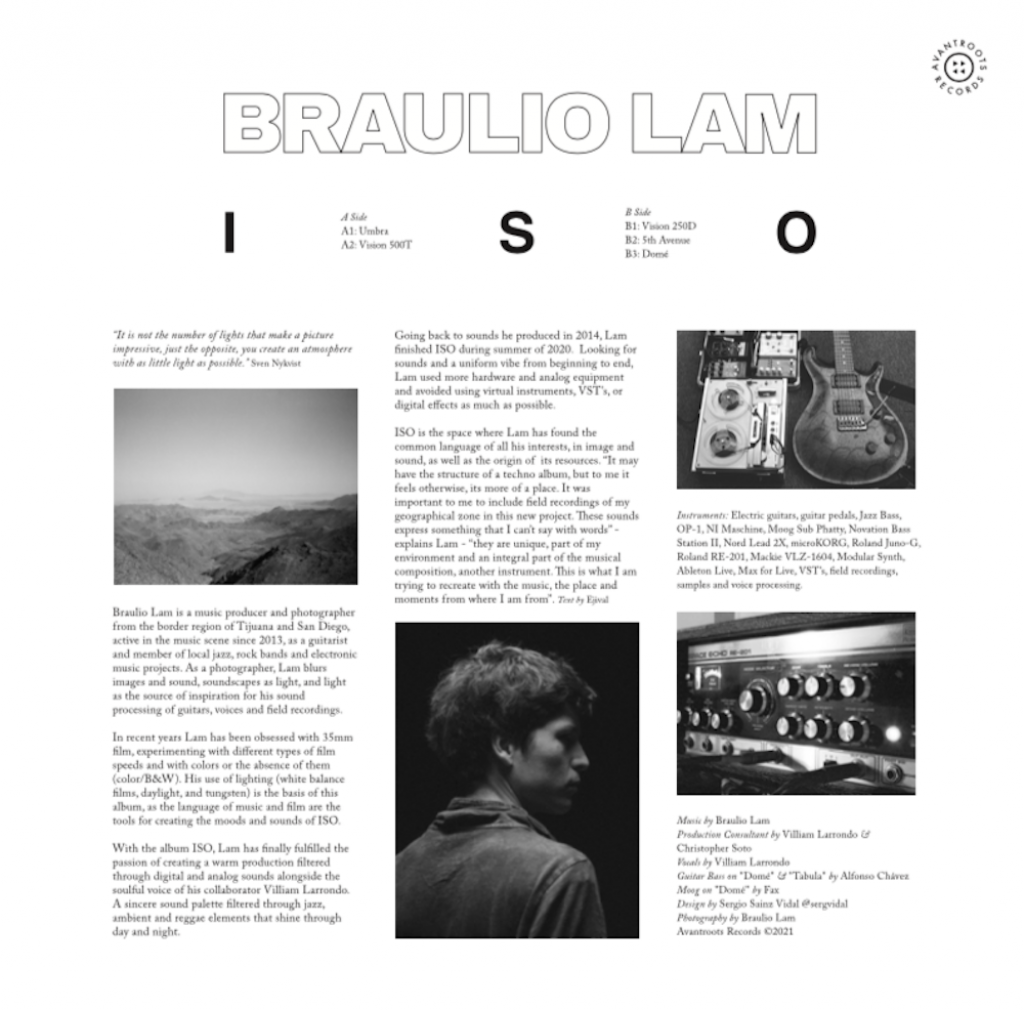 ( AR 053 ) BRAULIO LAM - Iso ( 12" vinyl ) Avantroots