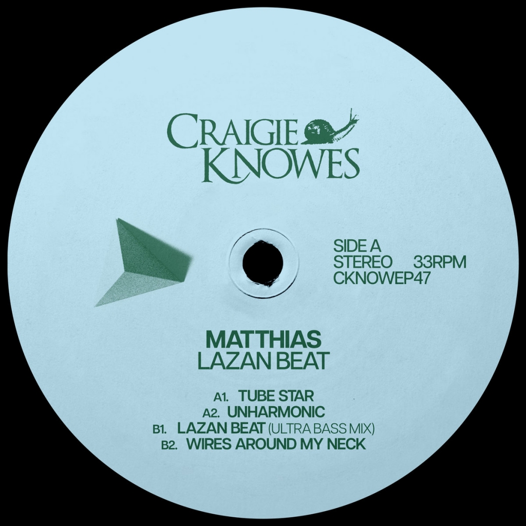 ( CKNOWEP 47 ) MATTHIAS - Lazan Beat EP ( 12" ) Craigie Knowes