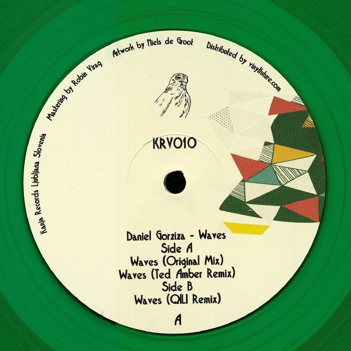 ( KRV 010 ) Daniel GORZIZA - Waves (transparent green vinyl 12") Kanja