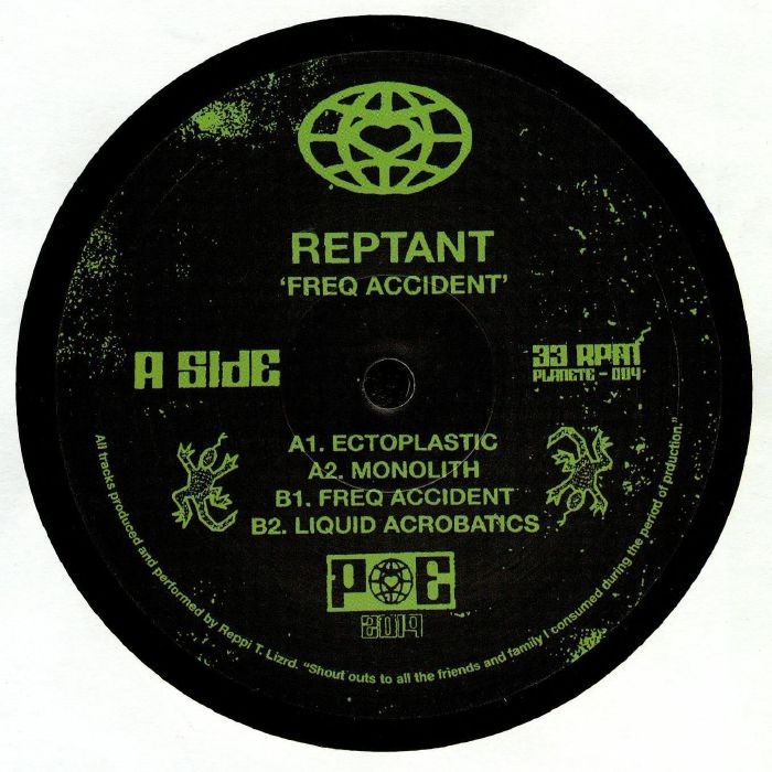 ( PE 004 ) REPTANT - Freq Accident (heavyweight vinyl 12") Planet Euphorique