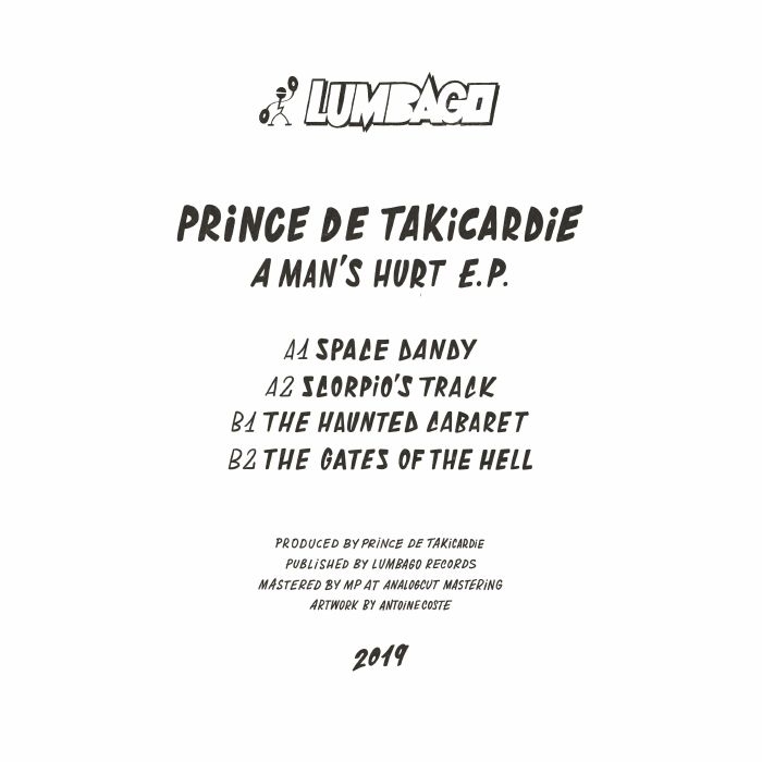 (  LMBG 07 ) PRINCE DE TAKICARDIE - A Man's Hurt EP (12") Lumbago France