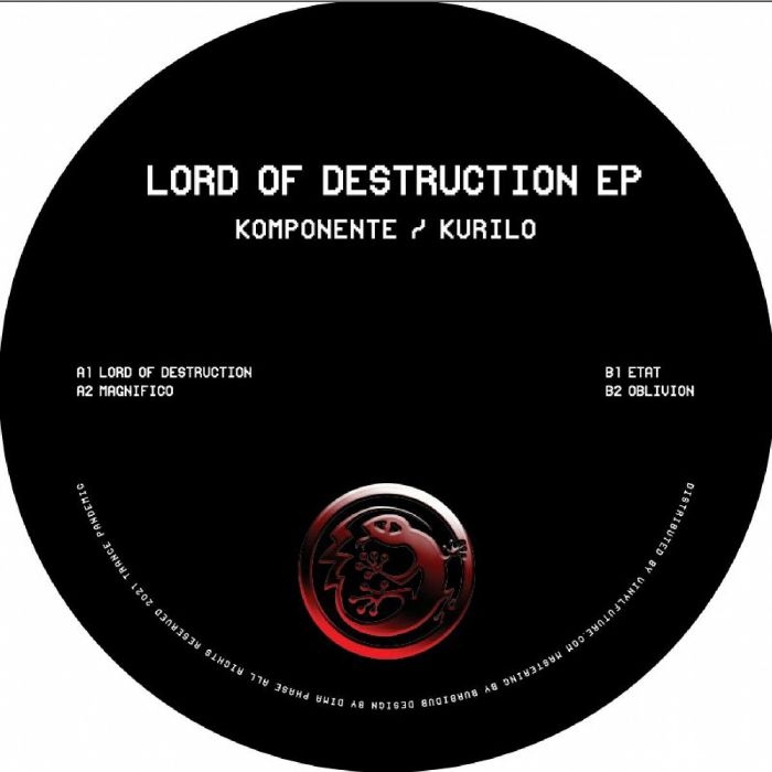 ( TP 003 ) KOMPONENTE / KURILO - Lord Of Destruction (12") Trance Pandemic Ukraine