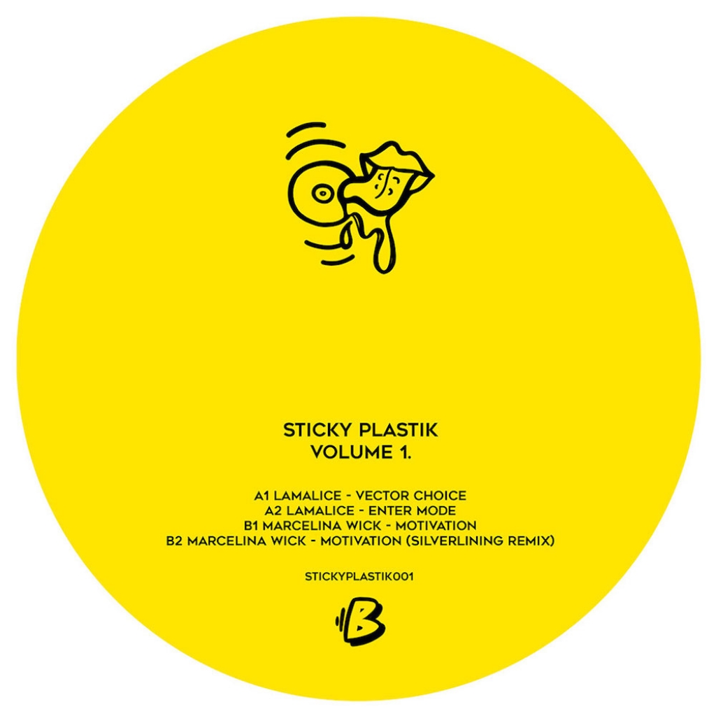 ( STICKYPLASTIK 001 ) LAMALICE / MARCELINA WICK - Sticky Plastik Volume 1 ( 12" vinyl ) Sticky Plastick