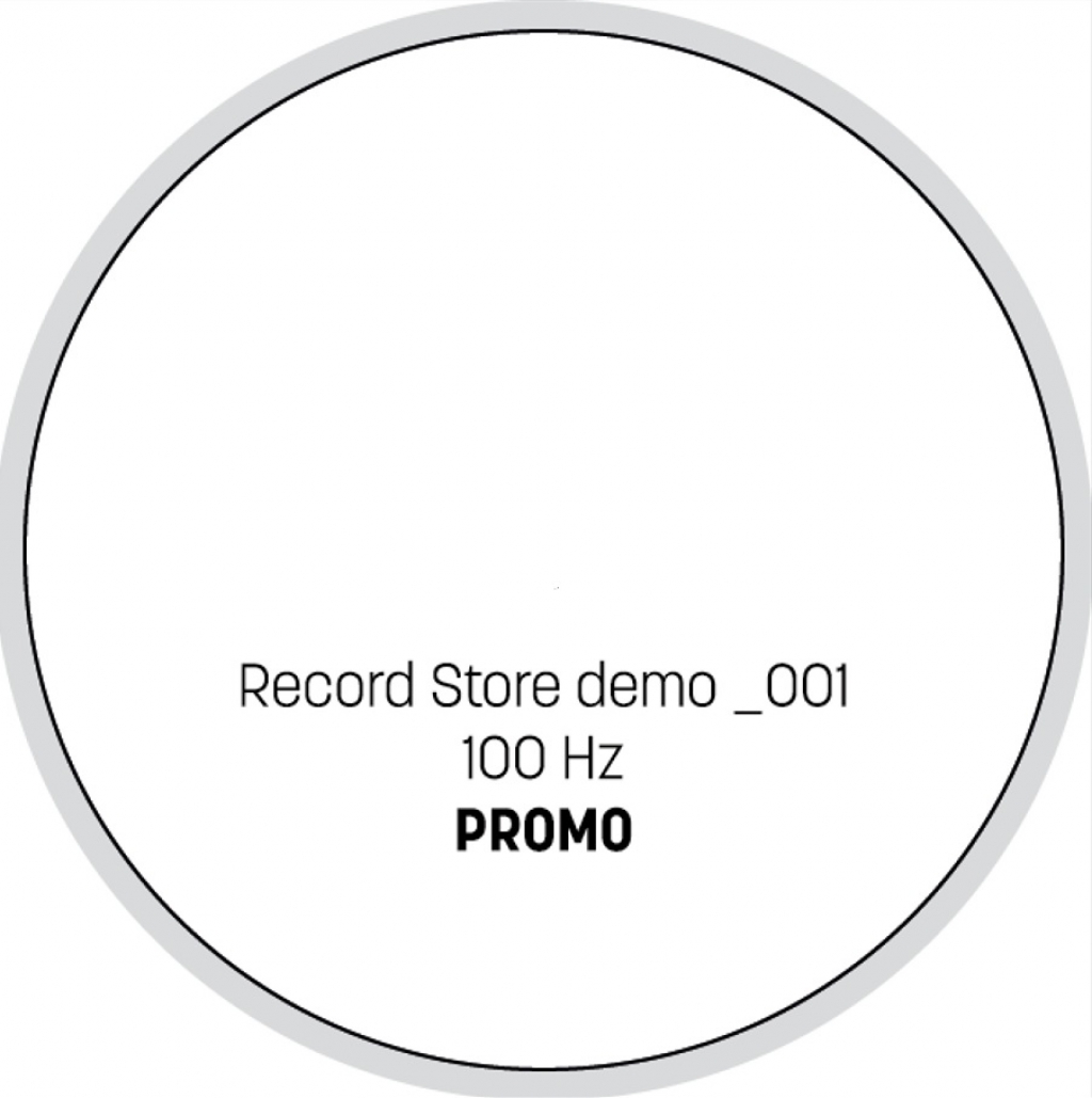 ( RSD 2019LTD ) 100HZ - Record Store Demo 001 (12") Record Store Demo