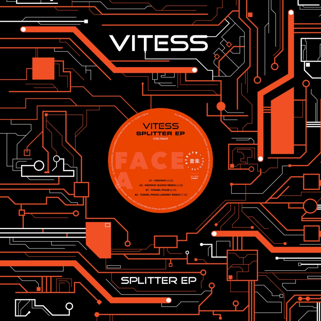( STRCTR 009 ) VITESS - Splitter EP (12") STRCTR Records