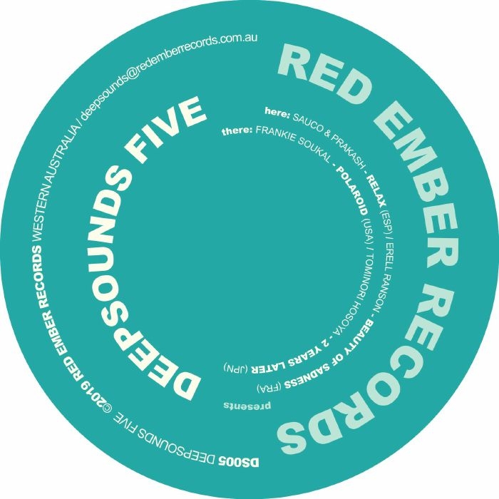 ( DS 005 ) SAUCO & PRAKASH / ERELL RANSON / FRANKIE SOUKAL / TOMINORI HOSOYA - Deepsounds Five (12") Red Ember Australia