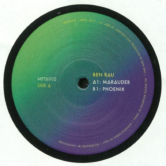 ( META 002 )  Ben RAU - Marauder (12") Meta Music Germany