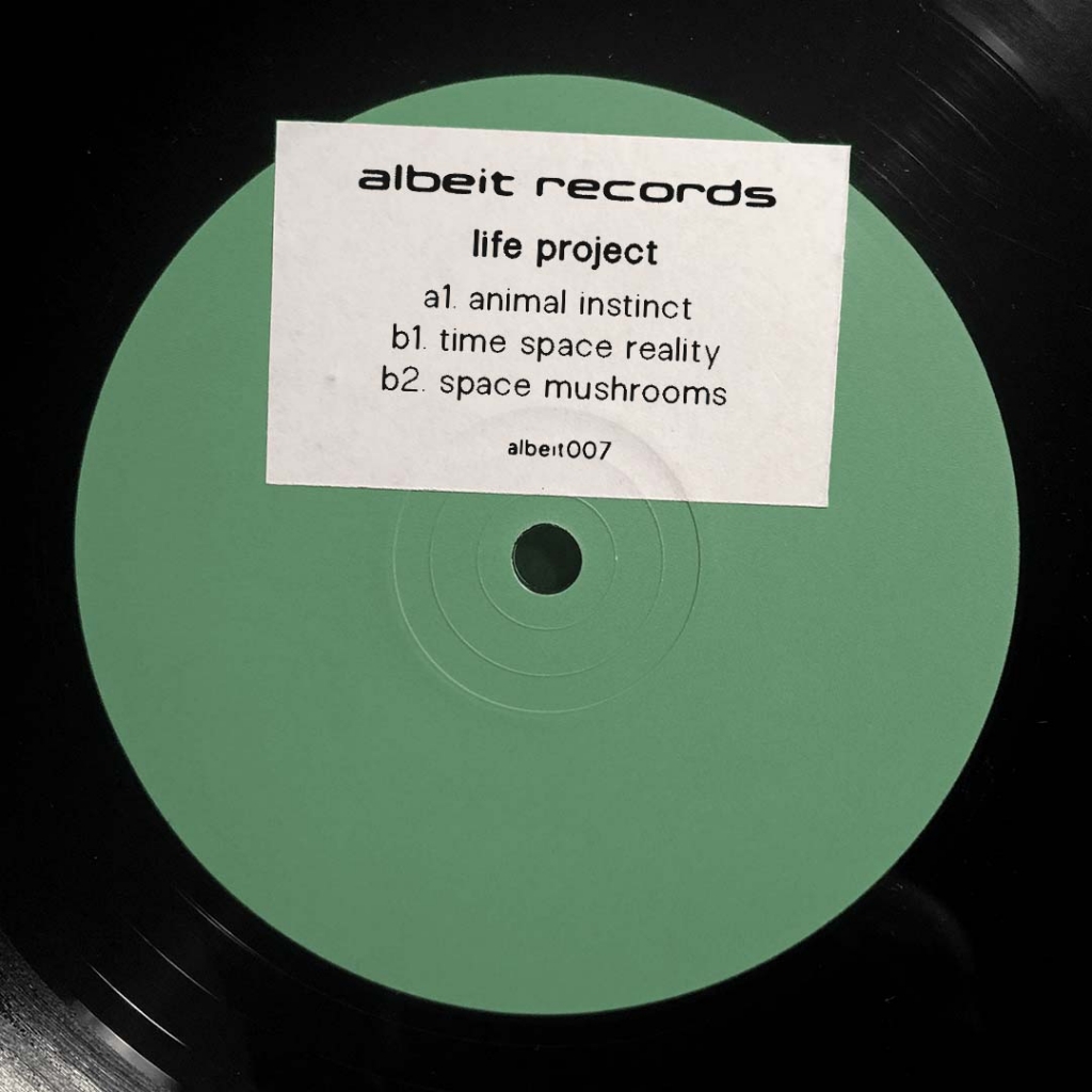 ( ALBEIT 007 ) LIFE PROJECT - The Space Mushrooms EP (12") Albeit records
